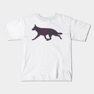 Halloween Design - Dog Skeleton Pink Kids T-Shirt